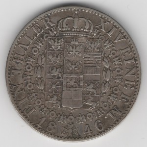 PR_1846_TH_1 Prussia 1 Thaler obverse