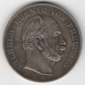 PR_1871_TH_2 _klein Prussia 1 Thaler reverse