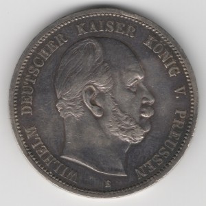 PR_5M_a_2 klein Prussia 5 Mark Wilhelm reverse