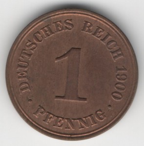 1 Pfennig German Empire