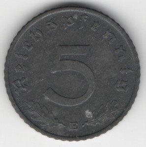 5 Reichspfennig obverse