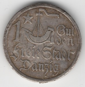 1 Gulden Danzig obverse