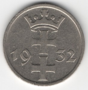 1 Gulden Danzig reverse