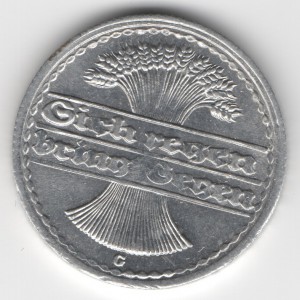 50 Pfennig reverse