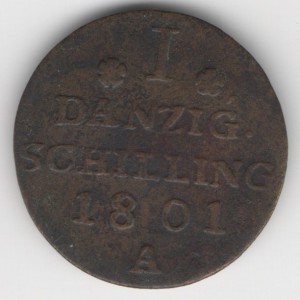 Danzig 1 Schilling 1801 A obverse