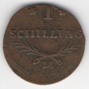 Danzig 1 Schilling 1812 M obverse