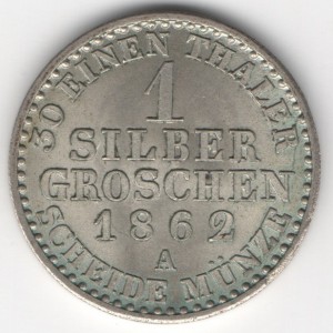 Prussia 1 Silbergroschen obverse