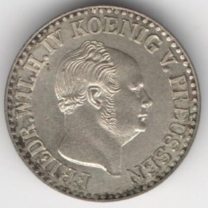 Prussia 1/2 Silbergroschen reverse